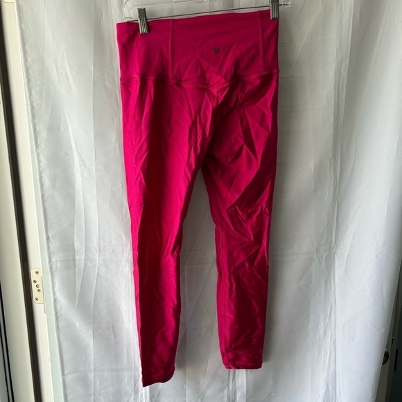 Athleta Elation Shine Tight Hot Pink size Medium PETITE - Picture 3 of 8